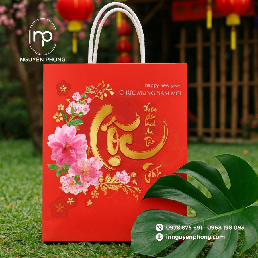 In túi giấy đựng quà tết tại TPHCM giá rẻ